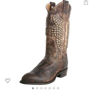 Frye Billy Hammered Stud Boot - Chocolate